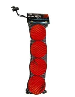 Balle De Hockey En Salle Bauer Xtreme Density Orange - 4 Pack