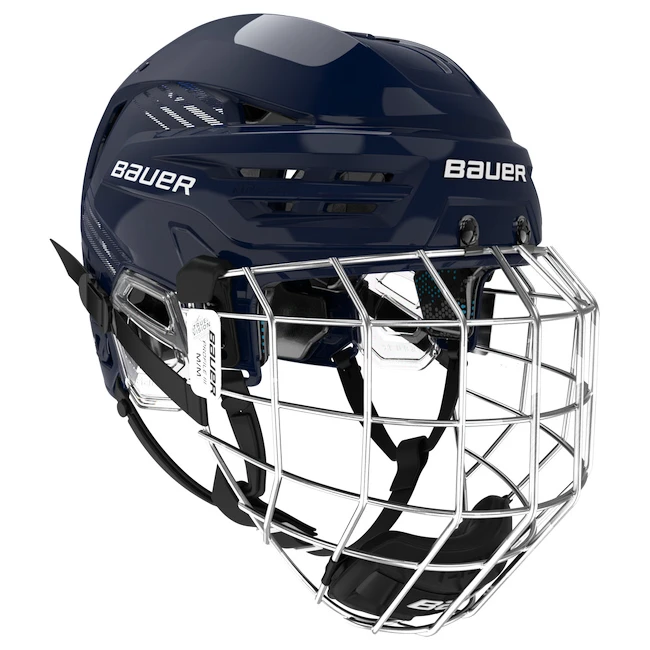 Casque De Hockey Combo Bauer RE-AKT 85 Navy 3 Casque De Hockey Combo Bauer RE-AKT 85 Navy