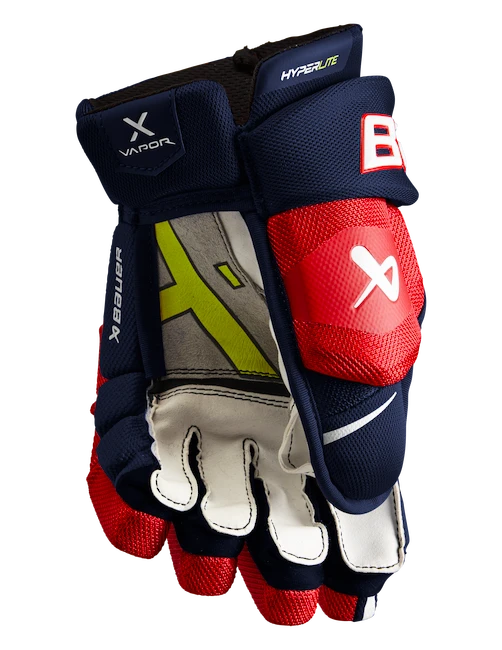 Gants De Hockey, Junior Bauer Vapor Hyperlite Navy/red/white 4 Gants De Hockey, Junior Bauer Vapor Hyperlite Navy/red/white – Image 2