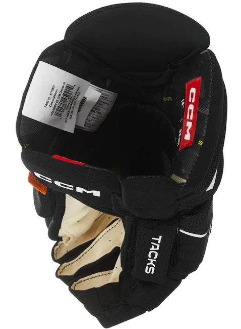 Gants De Hockey, Junior CCM Tacks AS 580 Black/white 4 Gants De Hockey, Junior CCM Tacks AS 580 Black/white – Image 2