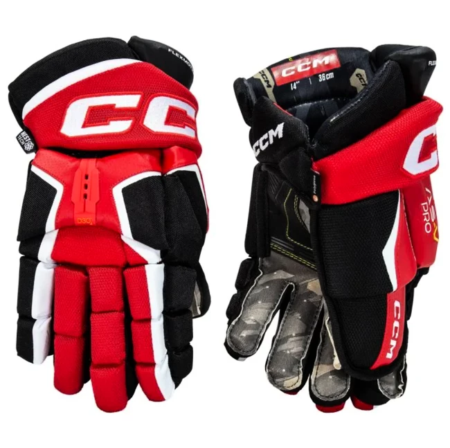 Gants De Hockey, Junior CCM Tacks AS-V PRO Black/red/white 4 Gants De Hockey, Junior CCM Tacks AS-V PRO Black/red/white – Image 2