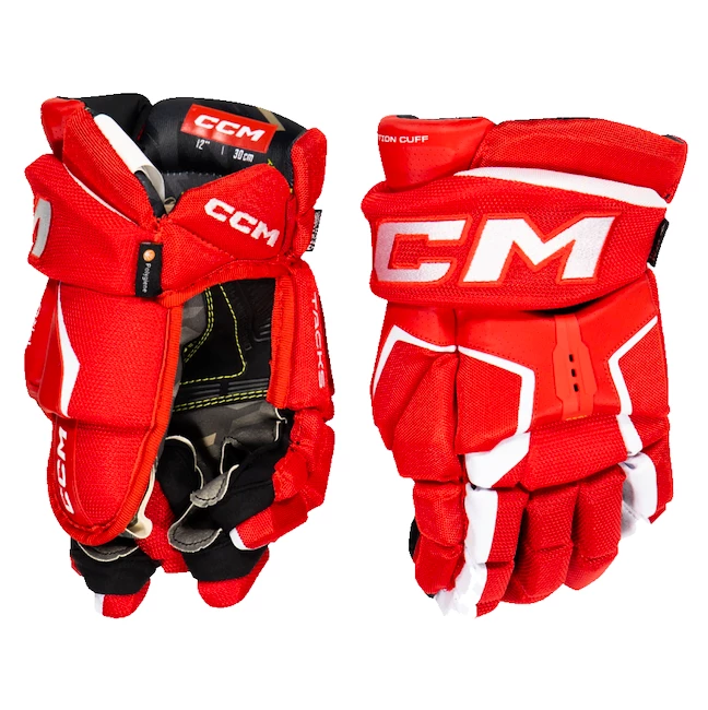 Gants De Hockey, Junior CCM Tacks AS-V PRO Red/white 4 Gants De Hockey, Junior CCM Tacks AS-V PRO Red/white – Image 2