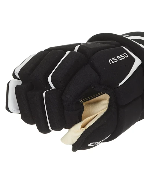Gants De Hockey, Senior CCM Tacks AS 550 Black/white 5 Gants De Hockey, Senior CCM Tacks AS 550 Black/white – Image 4