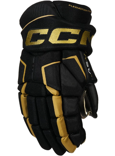 Gants De Hockey, Senior CCM Tacks AS-V Black/gold 3 Gants De Hockey, Senior CCM Tacks AS-V Black/gold