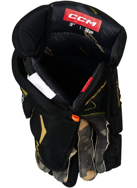 Gants De Hockey, Senior CCM Tacks AS-V Black/gold 5 Gants De Hockey, Senior CCM Tacks AS-V Black/gold – Image 3
