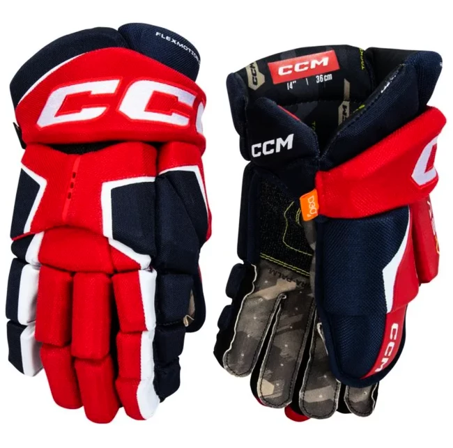 Gants De Hockey, Senior CCM Tacks AS-V Navy/red/white 3 Gants De Hockey, Senior CCM Tacks AS-V Navy/red/white