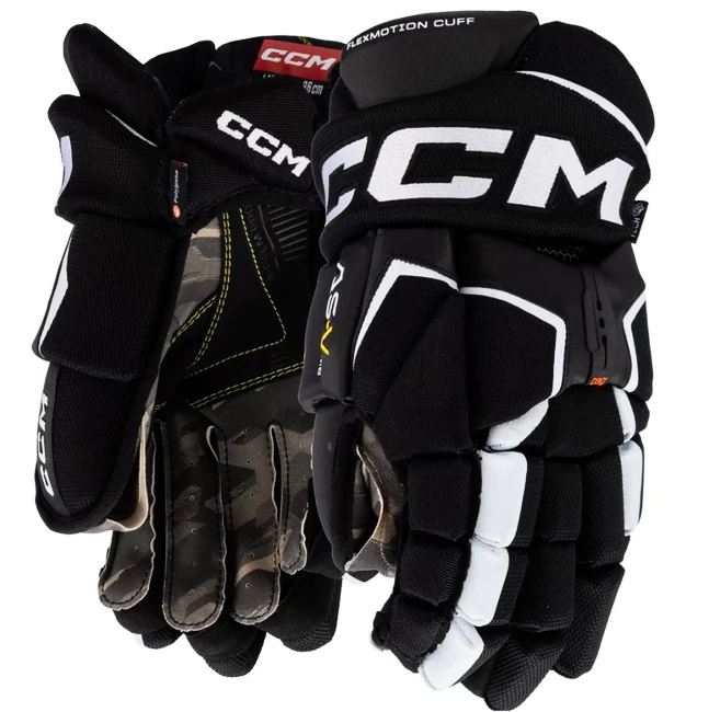 Gants De Hockey, Senior CCM Tacks AS-V PRO Black/white 3 Gants De Hockey, Senior CCM Tacks AS-V PRO Black/white