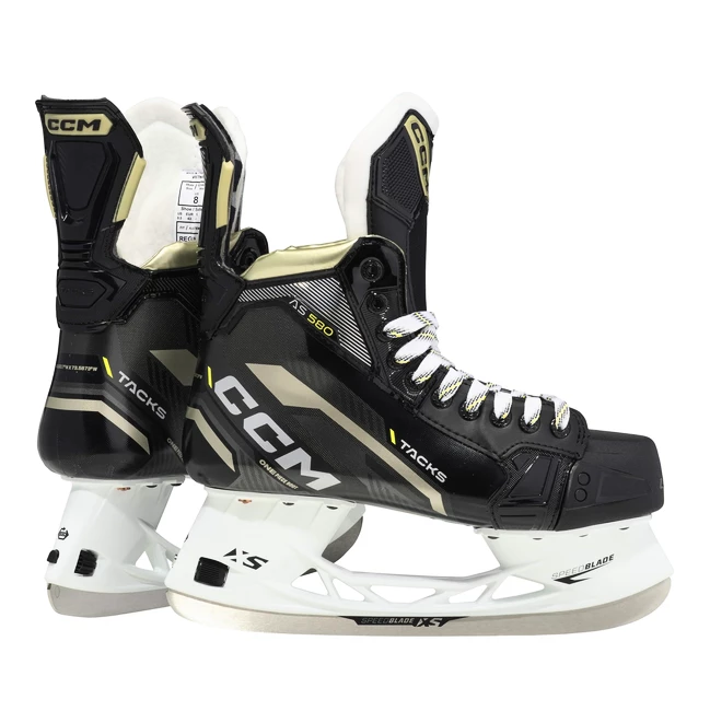 Patins De Hockey, Intermediate CCM Tacks AS-580 Taille Moyenne 3 Patins De Hockey, Intermediate CCM Tacks AS-580 Taille Moyenne
