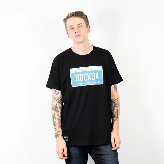 T-shirt Pour Homme Roster Hockey HOCK34 Black/blue 3 T-shirt Pour Homme Roster Hockey HOCK34 Black/blue